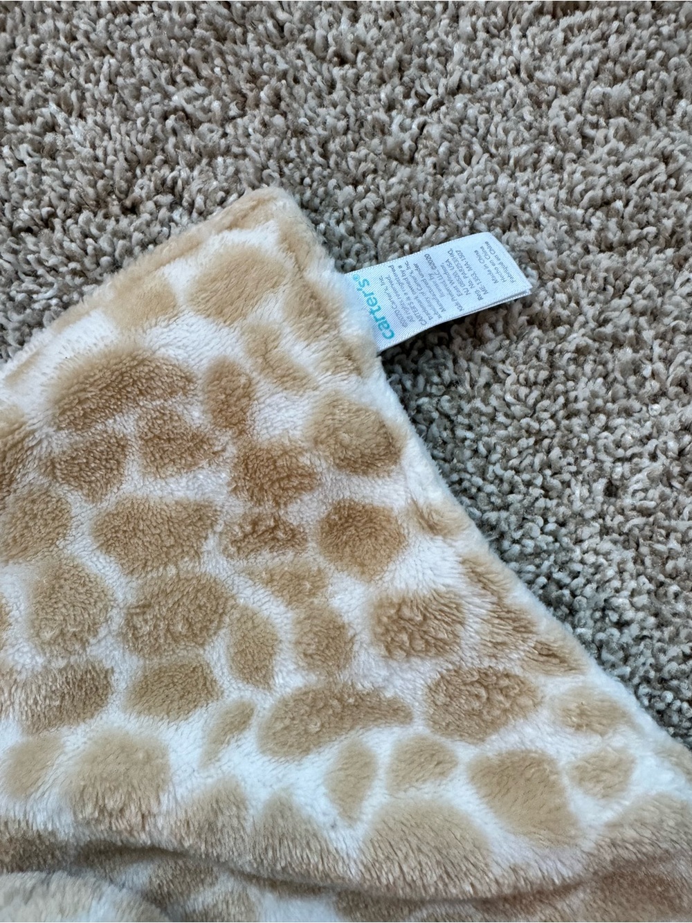 Baby Lovey Security Blanket Lot Bunny Koala Giraffe Neutral Plush animal 3 Piece - Picture 16 of 16